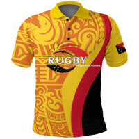 Papua New Guinea Rugby Union Pride Polo Shirt LT12 - Wonder Print Shop