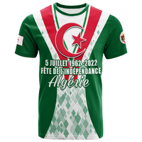 Algeria Independence Day 5 Juillet 1962 2022 T Shirt LT12 - Wonder Print Shop