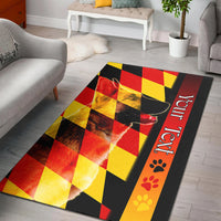 (Custom Personalised) German Shepherd Area Rug Germany Dogs Lovers Ver.01 LT13 - Wonder Print Shop