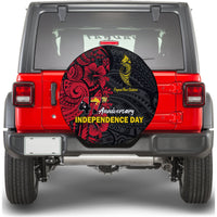 Papua New Guinea 47th Independence Day Bird Of Paradise Spare Tire Cover LT2 - Wonder Print Shop