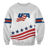 (Custom Personalised) USA Hockey Pride Sweatshirt LT12 - Wonder Print Shop