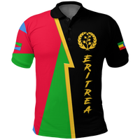 Eritrea Combine Ethiopia Flag Legend Polo Shirt LT12 - Wonder Print Shop