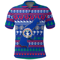Northern Mariana Islands Polo Shirt Christmas Ugly Christmas LT12 - Wonder Print Shop