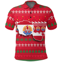 Tahiti Polo Shirt Christmas Ugly Christmas LT12 - Wonder Print Shop
