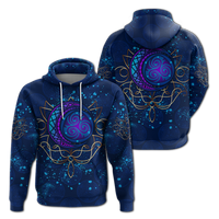 Celtic Moon Elven Style Hoodie LT12 - Wonder Print Shop