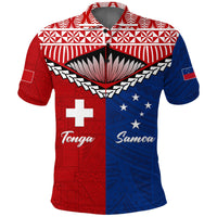 Tonga Combine Samoa Pride Polo Shirt LT12 - Wonder Print Shop