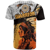 Native American Warrior Arrow Dreamcatcher African Pattern T Shirt - Wonder Print Shop