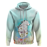 Mothers Day Mama Bear Mix Wild Flowers Hoodie TS07 - Wonder Print Shop