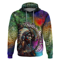 Native American Indian Chief Man Headdress Hoodie - Wonder Print Shop