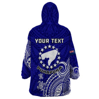 (Custom Personalised) Pukapuka Cook Islands Polynesian Turtle Art Wearable Blanket Hoodie - Wonder Print Shop