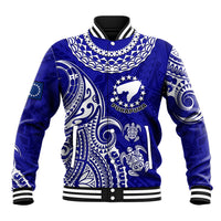 (Custom Personalised) Pukapuka Cook Islands Polynesian Turtle Art Baseball Jacket - Wonder Print Shop
