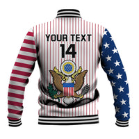 (Custom Text And Number) United States 2023 Baseball USA Coat Of Arms Baseball Jacket - Wonder Print Shop
