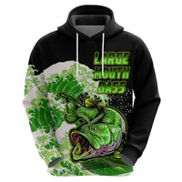 Custom Bass Fishing Hoodie Green - Wonder Print Shop