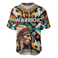 Native American Warrior Headdress with Skull Feather Baseball Jersey - Wonder Print Shop