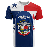 Custom Panama 2023 Baseball Flag Sporty Version T Shirt - Wonder Print Shop