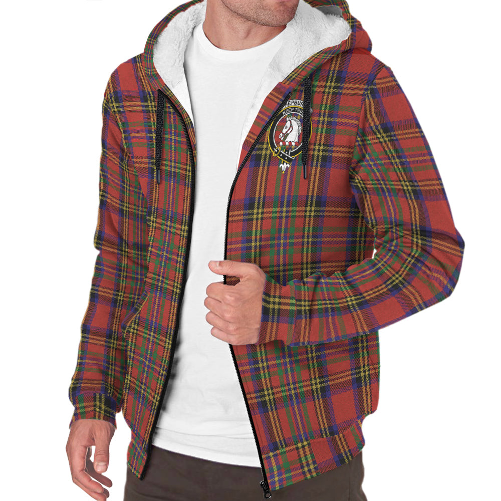 scottish-hepburn-clan-crest-tartan-sherpa-hoodie