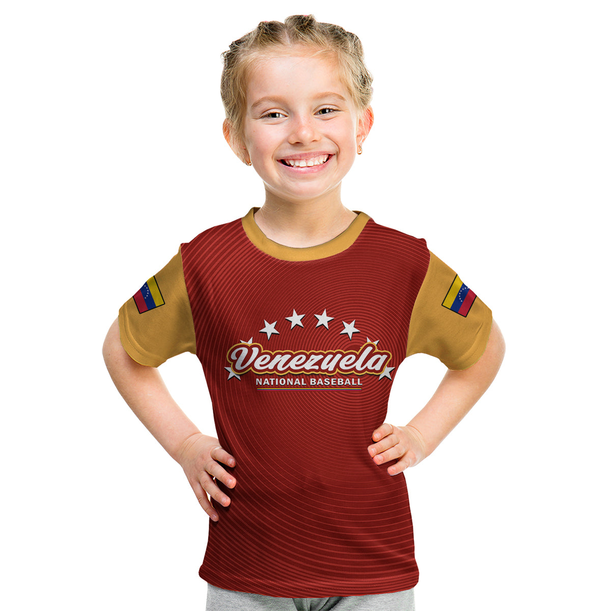 custom-text-and-number-venezuela-2023-baseball-classic-mix-coat-of-arms-kid-t-shirt