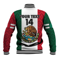 (Custom Text And Number) Mexico 2023 Baseball Mexican Art Flag Style Baseball Jacket - Wonder Print Shop