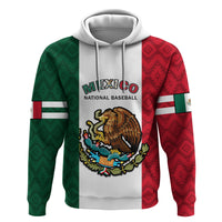 Custom Mexico 2023 Baseball Mexican Art Flag Style Hoodie - Wonder Print Shop
