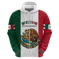 Custom Mexico 2023 Baseball Mexican Art Flag Style Hoodie - Wonder Print Shop