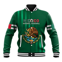 (Custom Text And Number) Mexico 2023 Baseball Mix Coat Of Arms Baseball Jacket - Wonder Print Shop