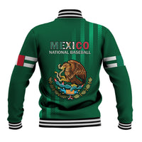 Mexico 2023 Baseball Mix Coat Of Arms Baseball Jacket - Wonder Print Shop