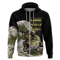 Custom Bass Fishing Hoodie Gold - Wonder Print Shop