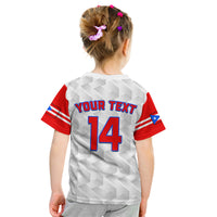 (Custom Text And Number) Puerto Rico 2023 Baseball Dynamic Kid T Shirt - Wonder Print Shop