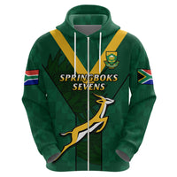 Custom South Africa Rugby Go Blitzboks Sevens Hoodie - Wonder Print Shop