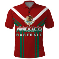 Mexico Baseball 2023 Sporty Style With Emblem Polo Shirt - Wonder Print Shop
