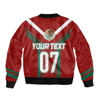Mexico Baseball 2023 Sporty Style With Emblem Sleeve Zip Bomber Jacket - Wonder Print Shop
