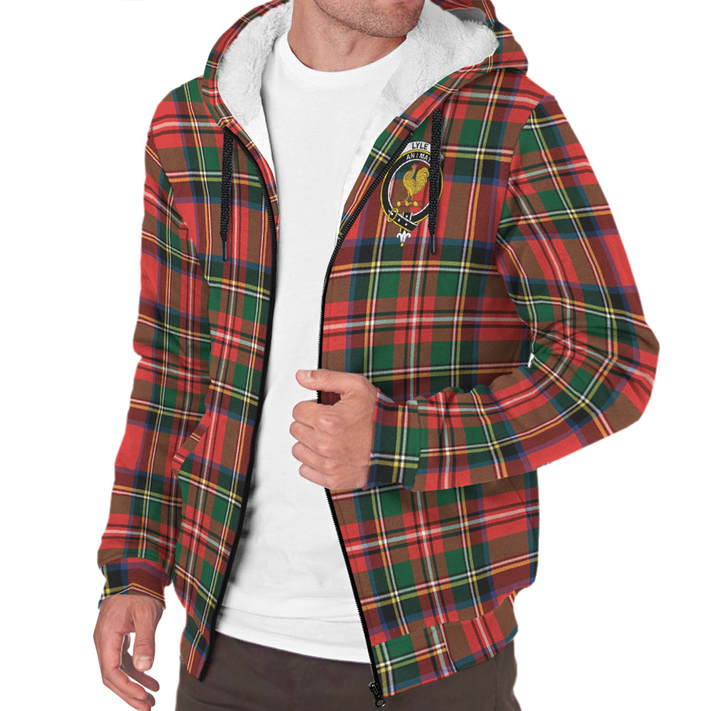 scottish-lyle-clan-crest-tartan-sherpa-hoodie