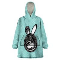 New Mom With Baby Ultrasound Easter Wearable Blanket Hoodie TS07 - Wonder Print Shop
