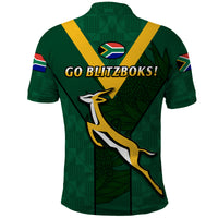 South Africa Rugby Go Blitzboks Sevens Polo Shirt - Wonder Print Shop