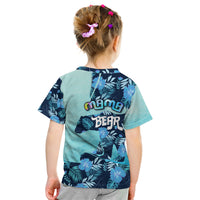 Mother's Day Floral Mama Bear Kid T Shirt TS07 - Wonder Print Shop