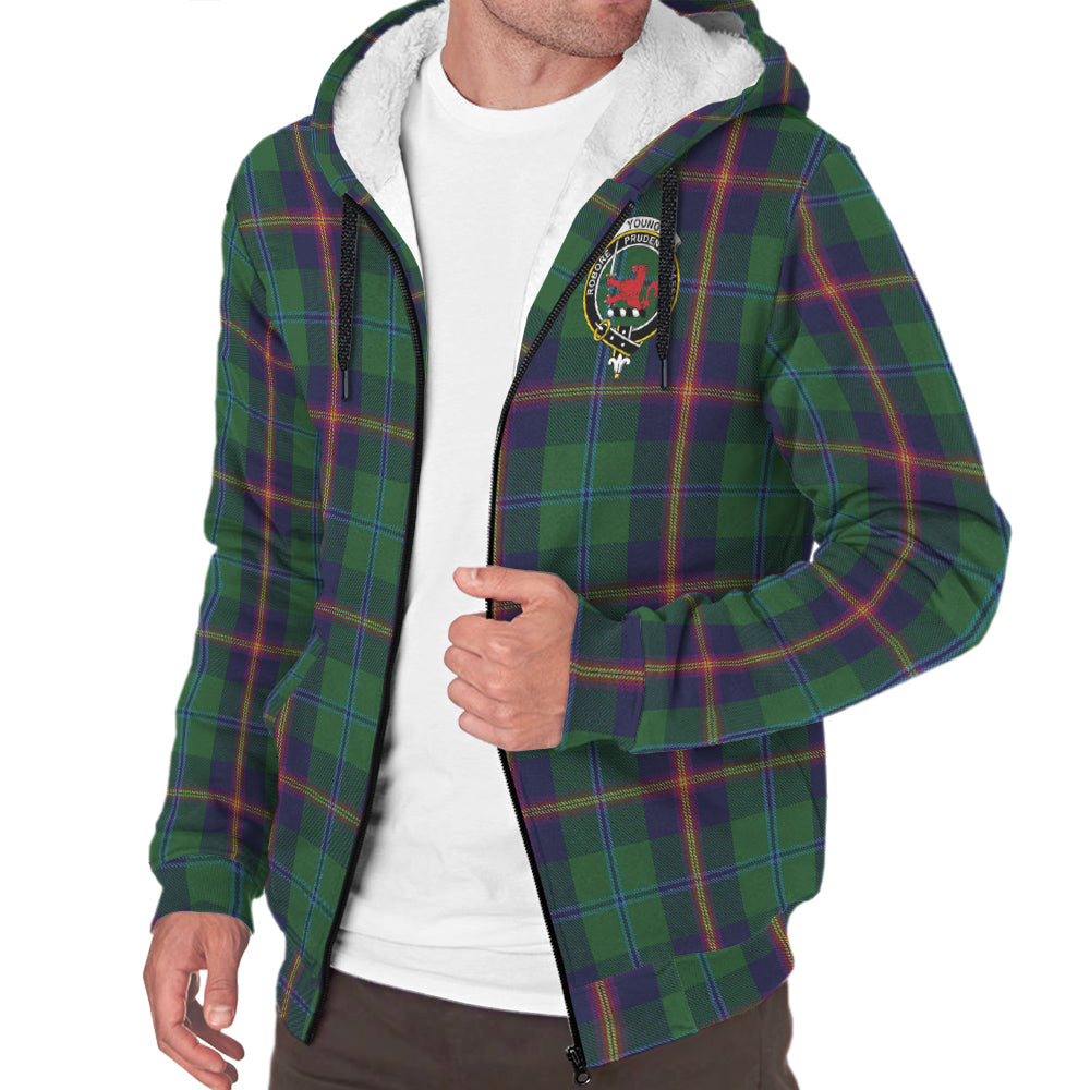 scottish-young-clan-crest-tartan-sherpa-hoodie