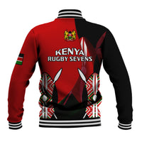 Kenya Rugby Sevens Sporty Version Baseball Jacket - Wonder Print Shop