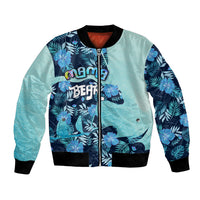 Mother's Day Floral Mama Bear Bomber Jacket TS07 - Wonder Print Shop