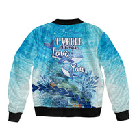 Mother and Baby Whale Mix Polynesian Style Bomber Jacket TS07 - Wonder Print Shop