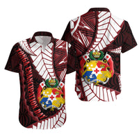 Gift For Couple - Tonga Emancipation Day Matching Hawaiian Shirt And Dress Kupesi Pattern No.2 Black LT9 - Wonder Print Shop