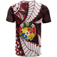 Tonga Emancipation Day T Shirt Kupesi Pattern No.2 Black - Wonder Print Shop