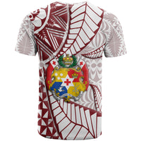 Tonga Emancipation Day T Shirt Kupesi Pattern No.2 White - Wonder Print Shop