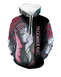 Native American Girl 3D Hoodie LT10 - Wonder Print Shop
