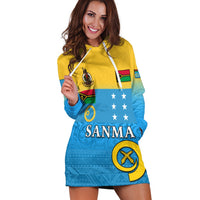 (Custom Personalised) Sanma Province Hoodie Dress Vanuatu Proud LT13 - Wonder Print Shop