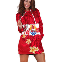 (Custom Personalised) Tahiti Polynesian Hoodie Dress Mythical Destination LT13 - Wonder Print Shop
