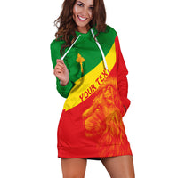 (Custom Personalised) Ethiopia Hoodie Dress Ethiopian Cross and Lion of Judah LT13 - Wonder Print Shop