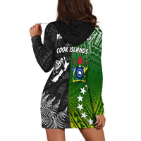 Cook Islands Pattern and New Zealand Kiwi Hoodie Dress LT13 - Wonder Print Shop