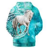 Native American White Horse 3D Hoodie LT10 - Wonder Print Shop