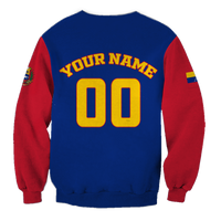 (Custom Personalised) Venezuela Baseball Pride Sweatshirt LT12 - Wonder Print Shop