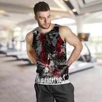 Skull Camo - U.S Army Undying Love For The Motherland Men's Tank Top - LT2